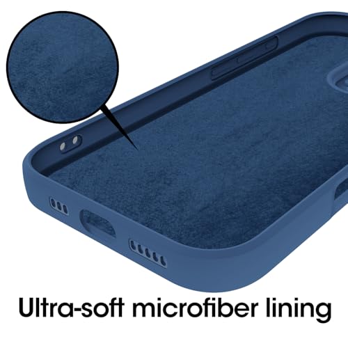 Andwing For iPhone 15 Pro Case,Silicone Case Soft Ultra For iPhone 15 Pro Phone Case Slim Protective Shockproof Cover Scratch-Resistant Microfiber Lining - Image 4