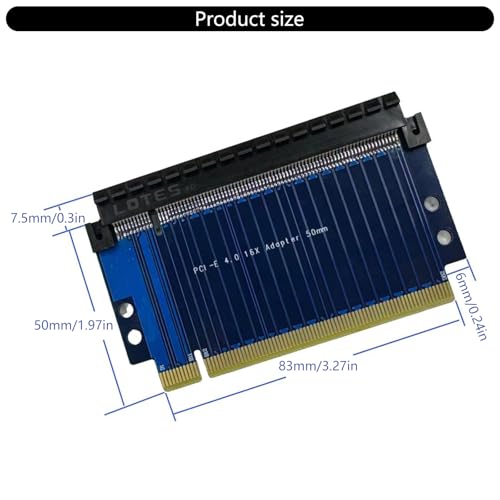 Adaptateur PCIE 4.0 Gen4 16X : solution aux problèmes d'espace de 35cm
