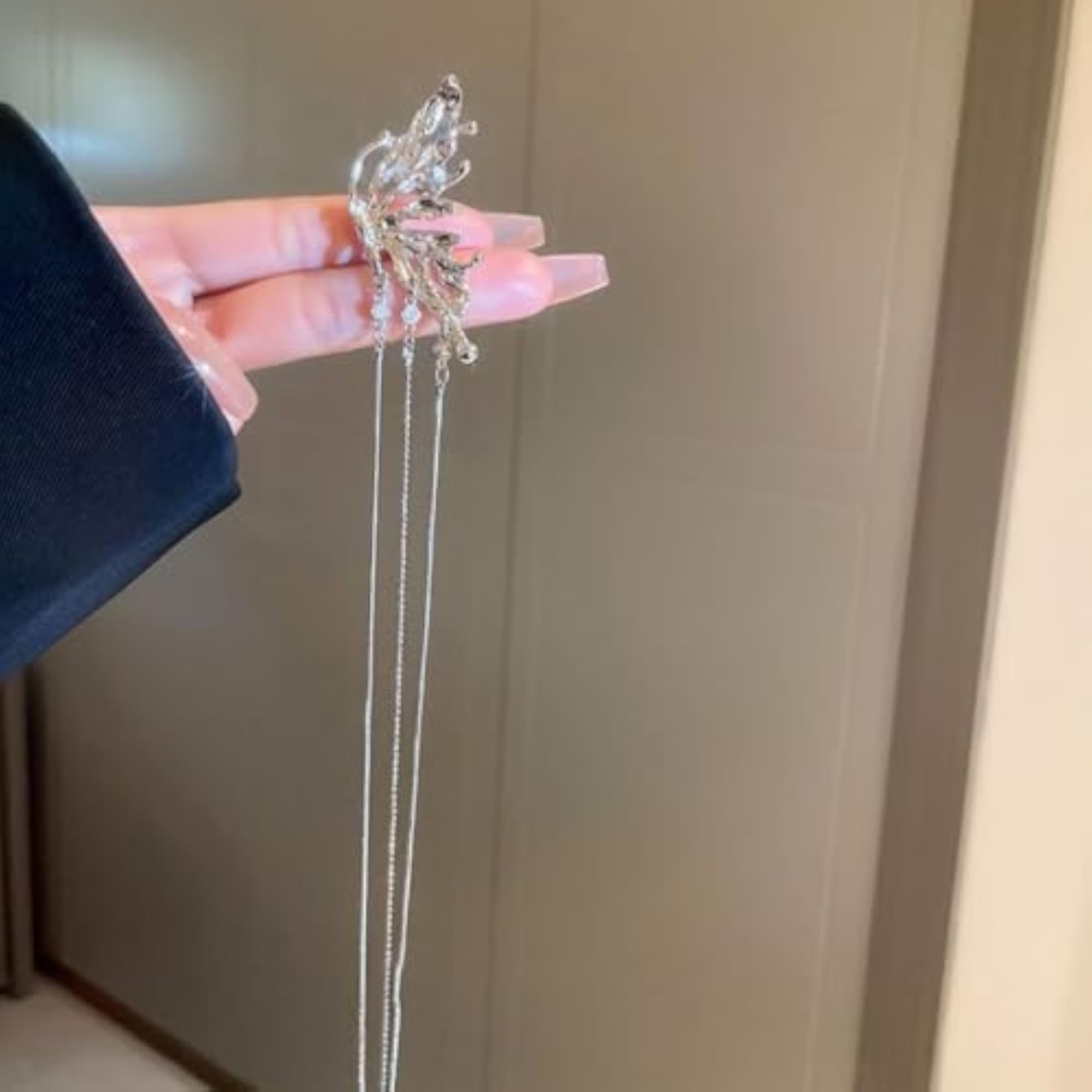 Fashion Dangling Chain Ear Cuffs for Women and Girls