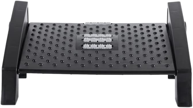 Adjustable Height Angle Foot Rest Office Ergonomic Under Desk Footrest Tilted Computer Footrest Office Foot Stool Stand