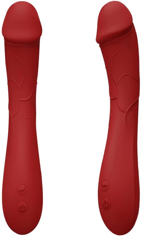 Adult Sex Toys, G-spot Vibrator, Vibrator with 10 Vibration Modes, Anal Stimulator, Realistic Female Vibrator, Suitable for Female Partners as Sex Toys (red)