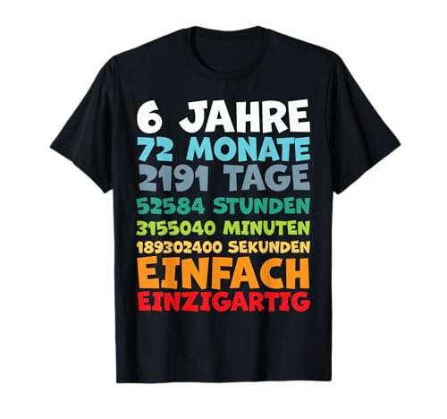 6 Geburtstag Junge Jungen Kinder Dekoration 6er Geburtstag...