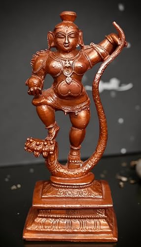 Image of Kalinganarthana Krishna Copper Murti | Idol - 4.4 Inch | 330 g