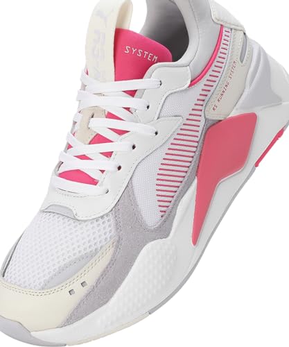 Image of Puma Unisex-Adult, RS-X Reinvention, White-Spring Lavender, Sneaker, 3.5UK, (36957917)