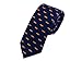Corbata de hombre azul bandera española - Corbata azul con bandera españa...