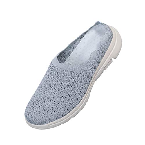 Holibanna Sapatos femininos esportivos para caminhada, sapatos femininos, sem salto, tênis casuais,