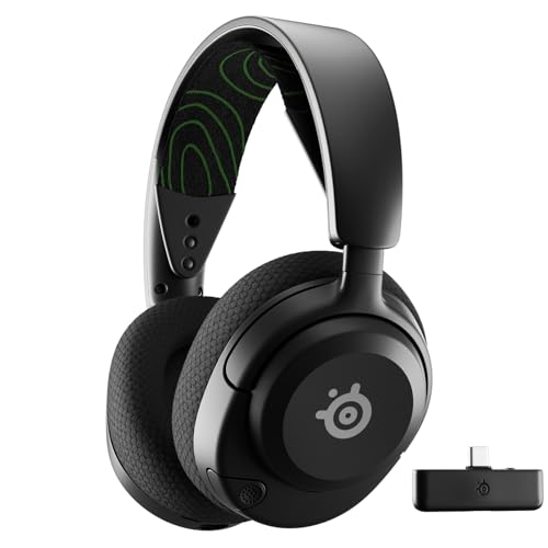 Migliori cuffie da gaming SteelSeries Arctis Nova 5X - Cuffie Xbox Wireless - Driver magnetici al neodimio - 100+ preset audio - Batteria 60 HR - 2,4GHz o BT - Microfono ClearCast Gen2.X - Xbox, PS5, PC, Cellulare