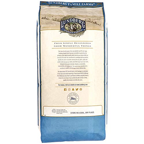 Lundberg Organic Wild Blend Rice, Bulk – Delicious Medley of Black, Brown, Red, & Wild Whole Grains, Kosher Certified, (25 Lb)