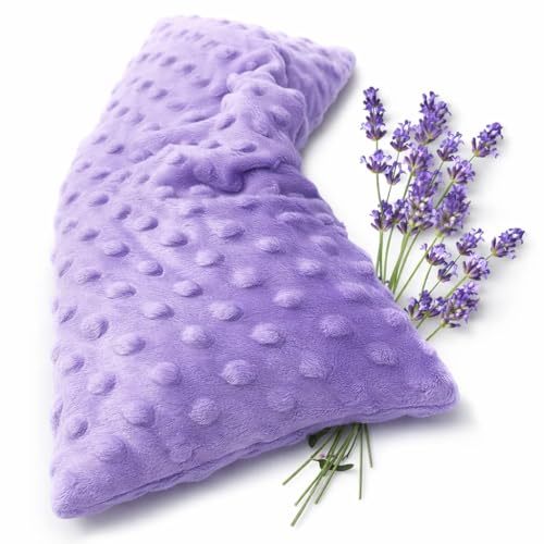 Mumu Wraps Heating Pad Microwavable - Lavender Scented Microwave Heating Pad for Pain Relief Cramps Muscle Ache Joints Neck Shoulder Back Pain Warm Compress Moist Heat Pack (Lavender)