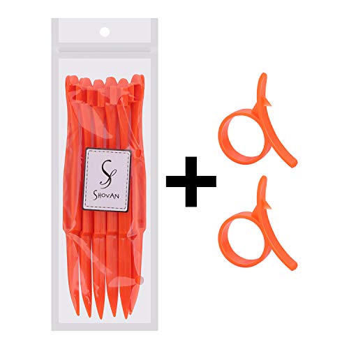 Ss Shovan Orange Citrus Peeler, Kitchen Tool Safe Plastic Easy Fruit Slicer Cutter Peeler, 6+2 Pack #TOP6