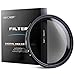 Produktbild K&F Concept® 55mm Slim HD Neutrale Dichte Graufilter 55mm Mehrfach Verstellbarer Fader Variabler ND Filter ND2 ND400 Kamera Filter Zubehör Reinigungstuch für Objektive für DSLR Kamera