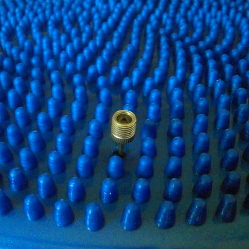 Image of AppleRound Inflated Wobble Cushion with Hand Pump, Air Stability Board (Extra Thick), Core Balance Disc for Adults, Sensory Wiggle Seat for Kids, Flexible Seating for All Age, 13.5in / 34cm Diameter