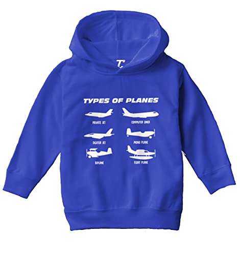 Tcombo Types Of Planes - Airplanes Jets Toddler/Youth Fleece Hoodie