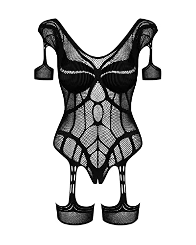 Combinaisons G334 Noir S/L body lingerie de nuit sensuelle