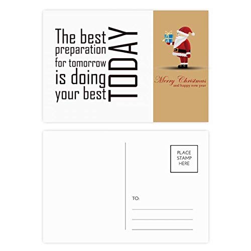 Cartes postales Père Noël lot de 20 pour accompagner vos cadeaux de Noël