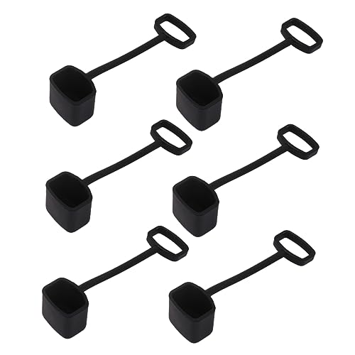 SHOWERORO Silicone Covers Pack Soft Flute Covers Accessory for Dust Protection Decor