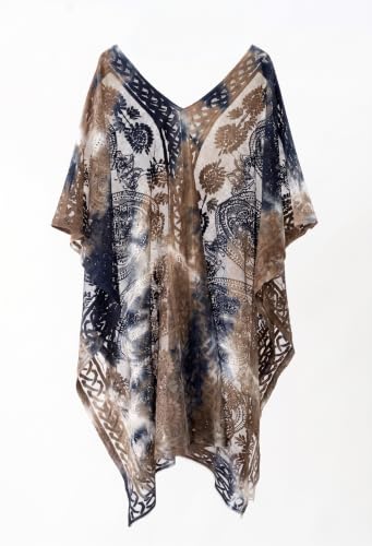 Image of Sexy Elegant Lace Beach Cover Up for Women, Bathing Suit Cover Up, V-Neck Swimsuit Coverup for Poolside, Seaside and Party