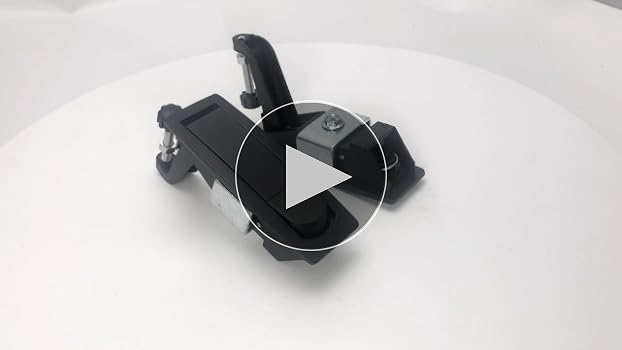 QWORK 2Pcs Compression Latch Lock Zinc Alloy Flush Lever