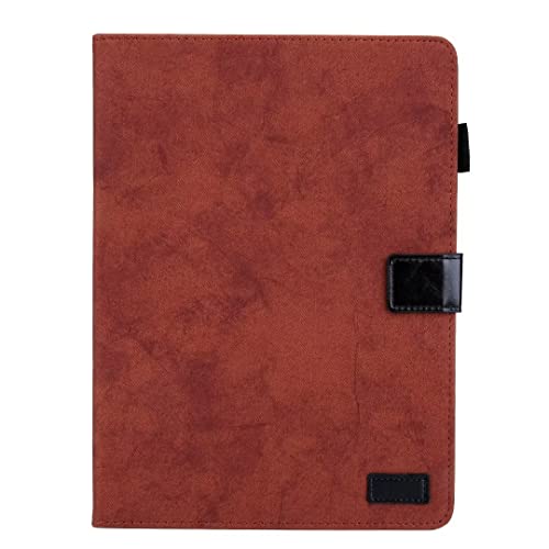 Étui tablette Samsung Tab A7 Lite 8.7 2021 T220 T225 Housse Portefeuille Rabat Aimanté LYBW Marron