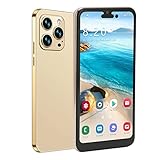 Bewinner 4G Smartphone ohne Vertrag Ggünstig, I14pro Max Android 11 Dual SIM Günstig Handy 4G+64G, 8MP+16MP Kameras Support Face Unlock, 4000mAh Battery (Gold)