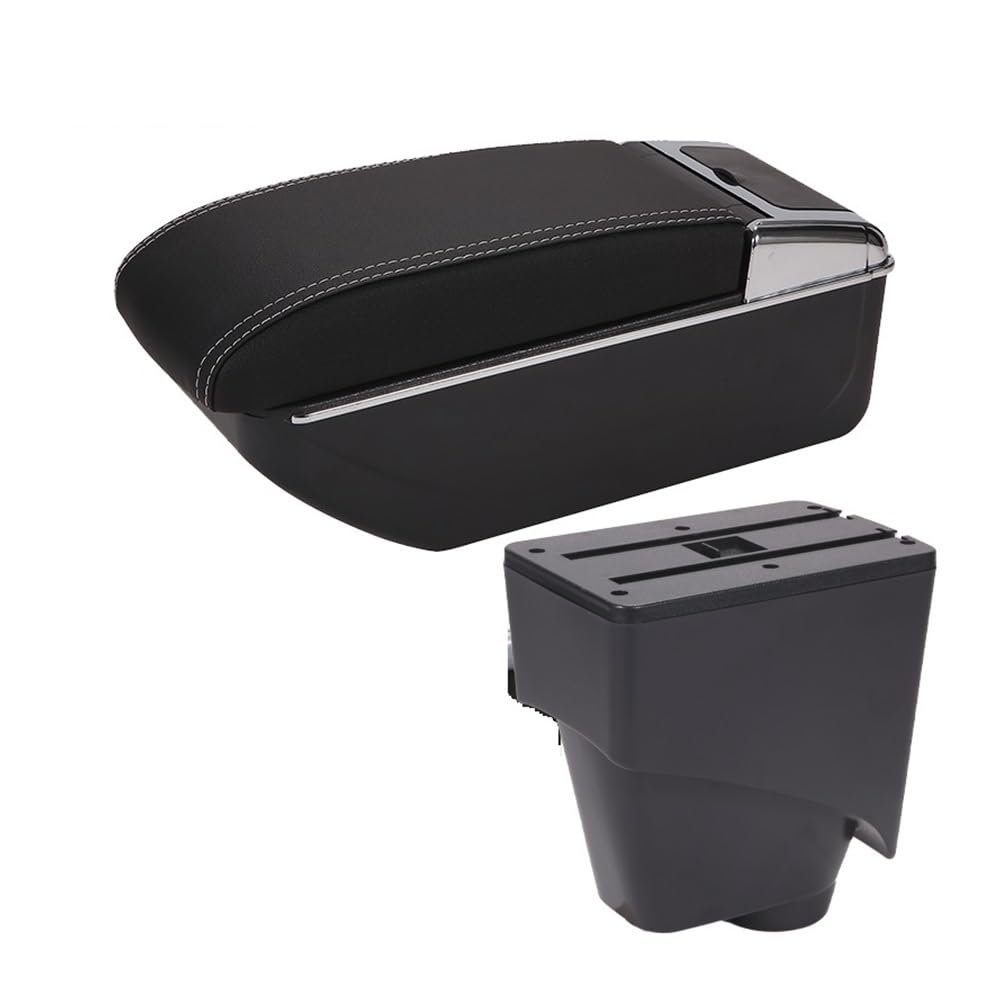 Aierdeyp D3 Black White Nousb Car Armrest Box For Citroen For C3 For C4