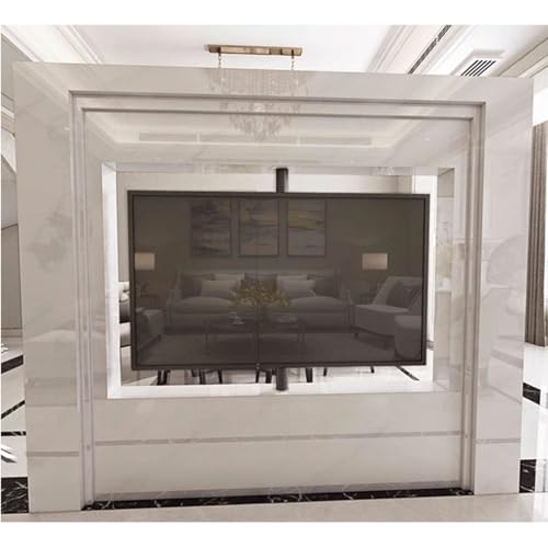 Support mural TV réglable et base rotative en acier pour écran LCD - 2