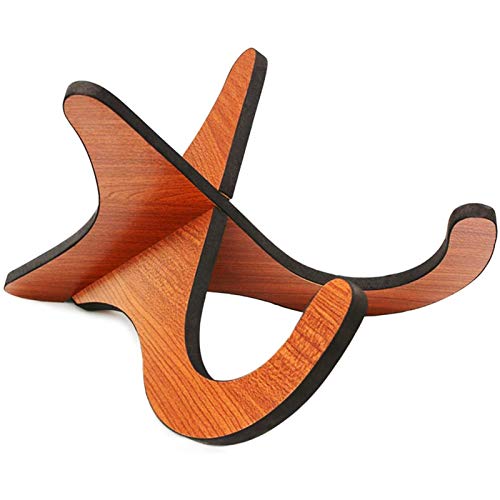Ukulele Stand Wood Instrument Stand for Ukulele, Violin, Banjo and Mandolin Folding Portable Stand X-Frame Style Detachable Design