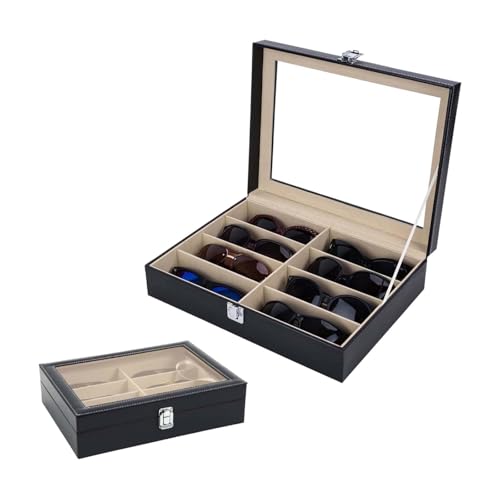 Présentoir à lunettes de soleil coffret de rangement 8 paires