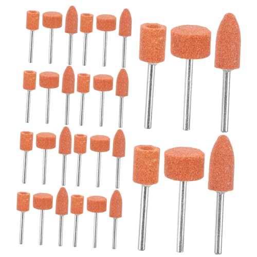 NAMOARLY Rotary Tool Bits 42pcs Grindstone Set for Angle Grinding Metal Grinding Stones 1/8 Shank