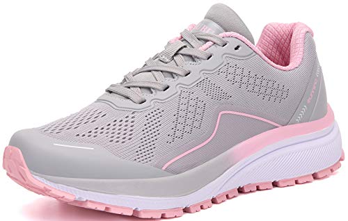 Kubua Women Breathable Sneakers Shoes With Arch Support