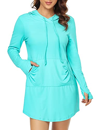 image for KORALHY Women's Activewear, UPF 50 Quick Dry Dress Long Sleeve Curve H
