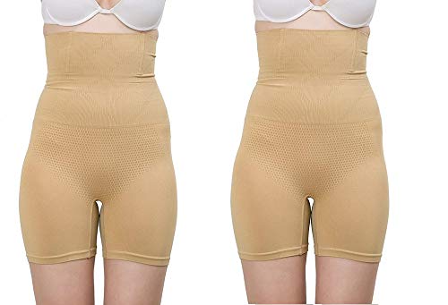 shoppy villa with sv logo SHOPPY VILLA Women's Shapewear Tummy and Tigh Control Waist Tucker with Wire Support Free Size-picture-0