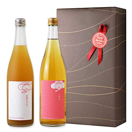 鶴梅完熟梅酒カジュアルセット 720ml×2本 鶴梅 完熟にごり 完熟梅 梅酒 平和酒造 ギフト 飲み比べ (お誕生日)