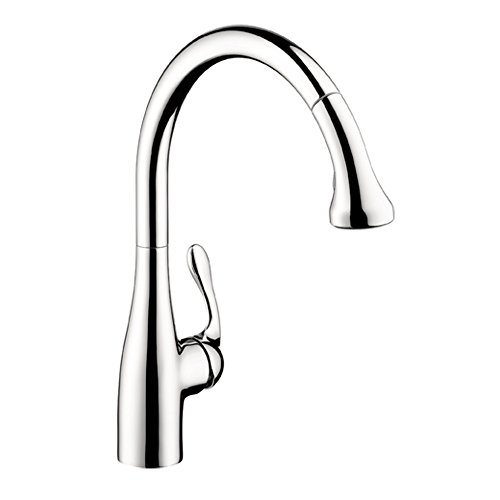 hansgrohe Allegro E Gourmet Easy Install 1-Handle 17-inch Tall Kitchen Faucet with Pull