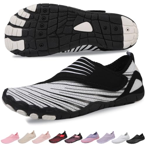 Image of Voyabarefoot Shoes for Women Men 2026 Upgrade Wide Toe Box Barefoot Hiking Sandals,Non-Slip Adjustable Water Shoes for Beach Walking Travel, Comfortable Slip On Walking Shoes