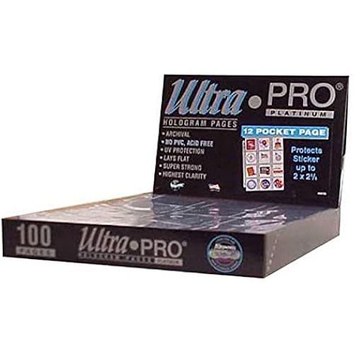 Ultra Pro 1-Pocket Platinum Page with 8" X 10" Pocket 100 ct.