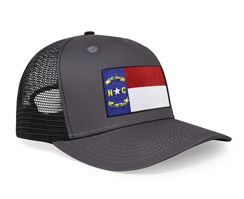 Image of International Tie State Hat for Men and Women, Adjustable Snapback Trucker Baseball Cap with Embroidered Patch