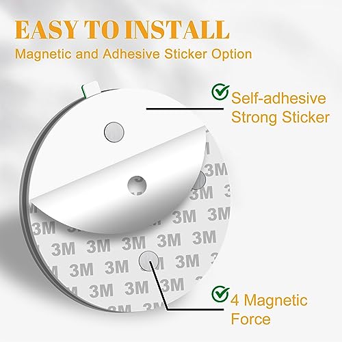 Image of Office Door Sign, Do Not Disturb /Out of Office /In a Meeting /Please Knock, Rotating Door Privacy Sign-6 Inch, Black