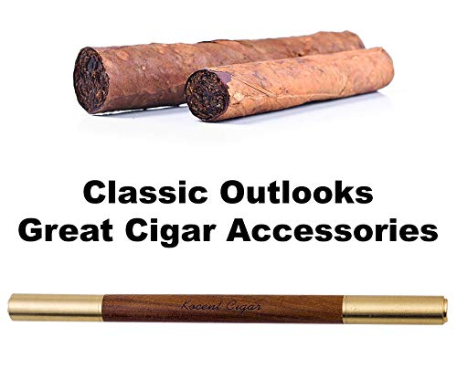 Kocent Cigar Double End  Punch Enhancer Tool 2 In 1 Cigar Draw | Great Cigar Poker For Piercing,A Must Choice For Serious Cigar Enthusiasts (Draw) #TOP4