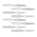 tech rc Spare Parts for syma X5U X5UC X5UW Drone - 8pcs Propellers,8pcs Blade Protecting,8pcs Landing Gears,8pcs Blade Covers with 4pcs Light Covers RC Quadcopter Replacement Parts
