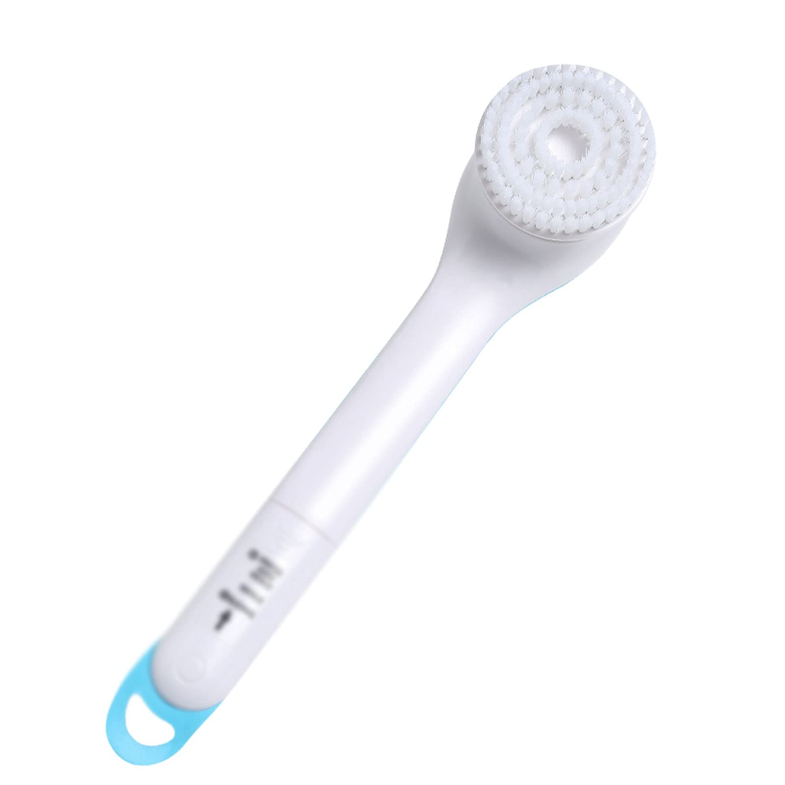 Cepillo de Ducha Masaje eléctrico Cepillo de Fregar Cepillo de baño Frotar la Espalda Bañarse y limpiarse la Espalda Cepillo de Limpieza Corporal de Mango Largo Cepillo Corporal de baño