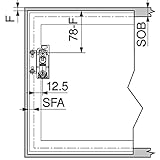 Blum Aventos HK-S Front Fixing Furniture Fittings Nickel-Plated Steel Pack of 2 - Image 2