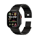 ACESTAR Grade 4 Voll Titan Armband kompatibel mit Apple Watch Ultra 3/2/1 49 mm/Serie 11/10 46mm, 24mm breit,...