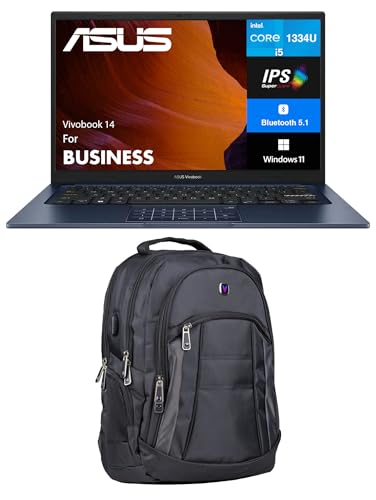 ME2 MichaelElectronics2 ASUS Vivobook 14 �r�W�l�X�m�[�g�p�\�R�� 14�C���` IPS FHD�f�B�X�v���C (Intel i5-1334U�A12GB DDR4�A2TB PCIe SSD�AIntel Iris Xe�AWi