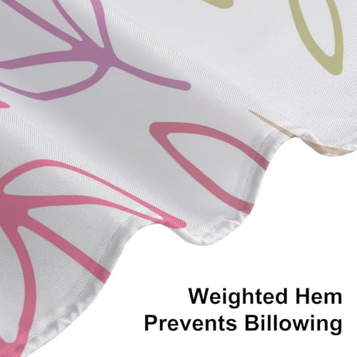 Rideau de douche en tissu polyester lourd et durable lavable en machine - 7