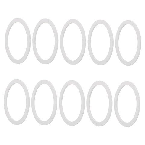 10pcs Silicone Replacement Gasket Sealing Rings for Coffee Pot Food-grade Silicone Seals for Kitchen Use Fit Cup Coffee