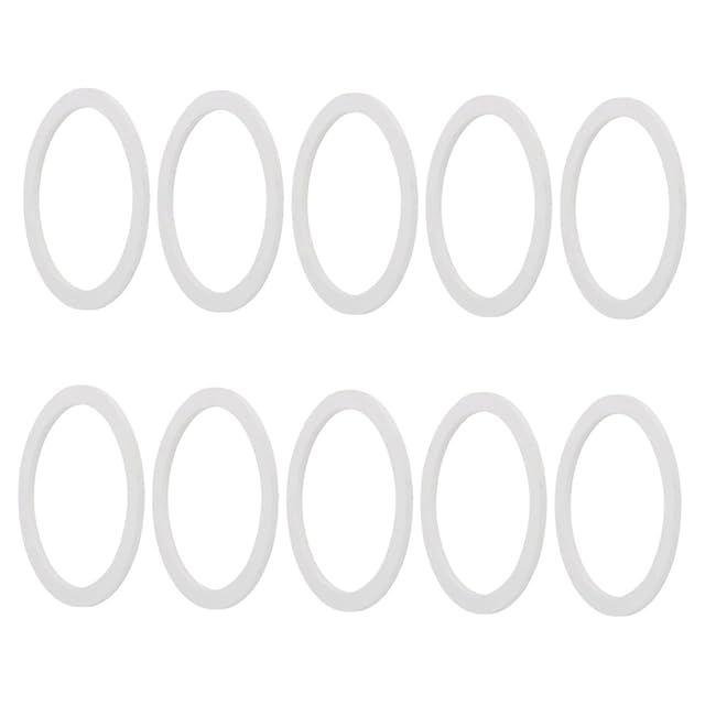 10pcs Silicone Replacement Gasket Sealing Rings for Coffee Pot Food-grade Silicone Seals for Kitchen Use Fit Cup Coffee