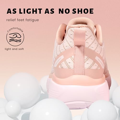 Image of Wondamo Women's Walking Shoes Slip On (Runs Large: Order Size Down) Comfortable Rebound Running Tennis Shoes Lightweight Breathable Non Slip Supportive Casual Athletic Fashion Sneakers