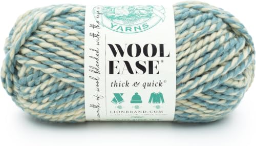 Image of Lion Brand Yarn Woolease Thick & Quick Yarn, 6 Pack, Rapids