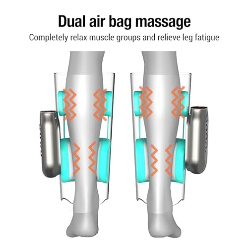 Lalano`S Cosmetics - Massaggiatore Per Gambe E Polpacci, Massaggiatore Per Gambe E Braccia, Massaggio Linfatico E Terapia, 2 Livelli Di Calore - 6